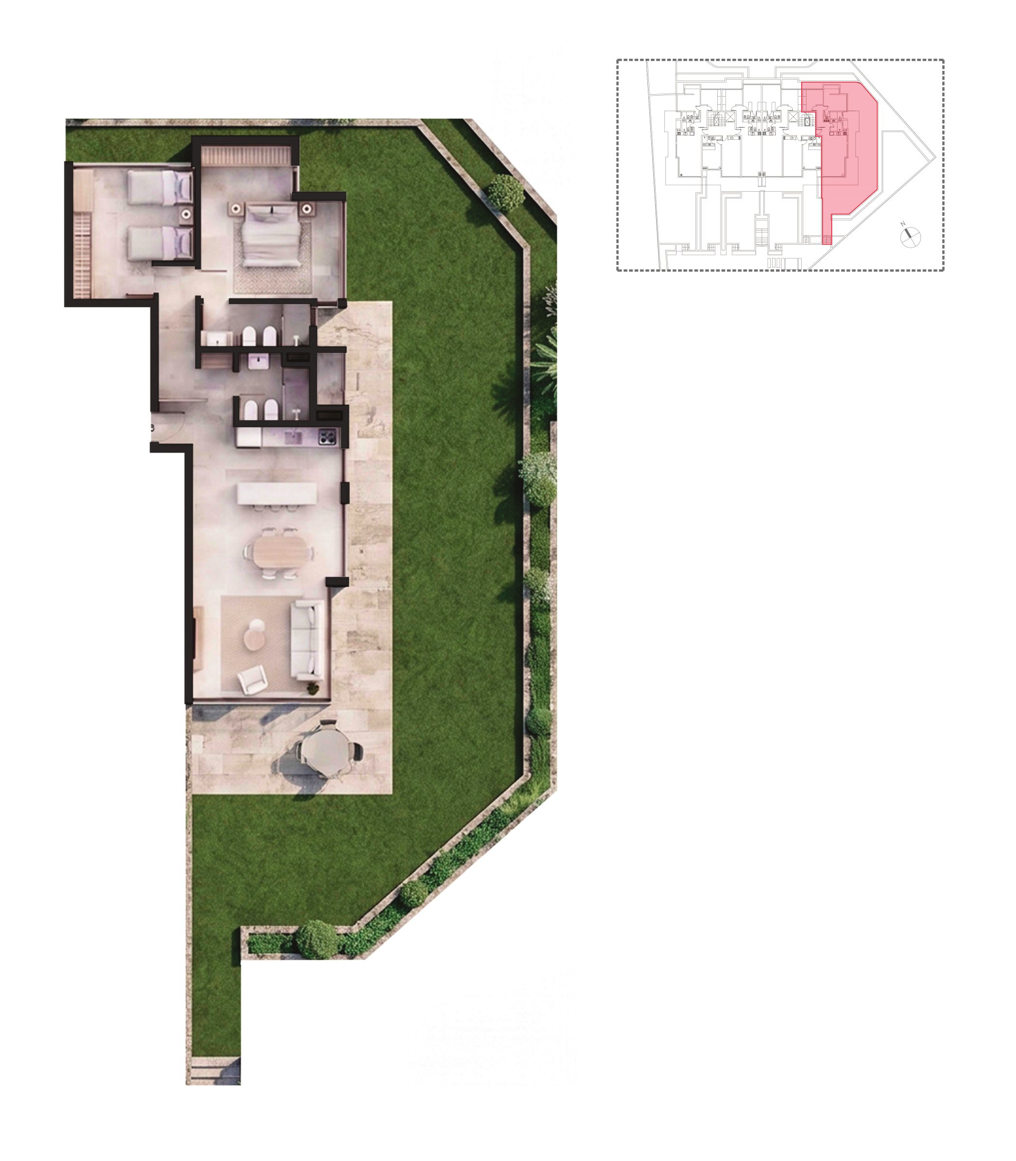 Plano Casa Jardín 006